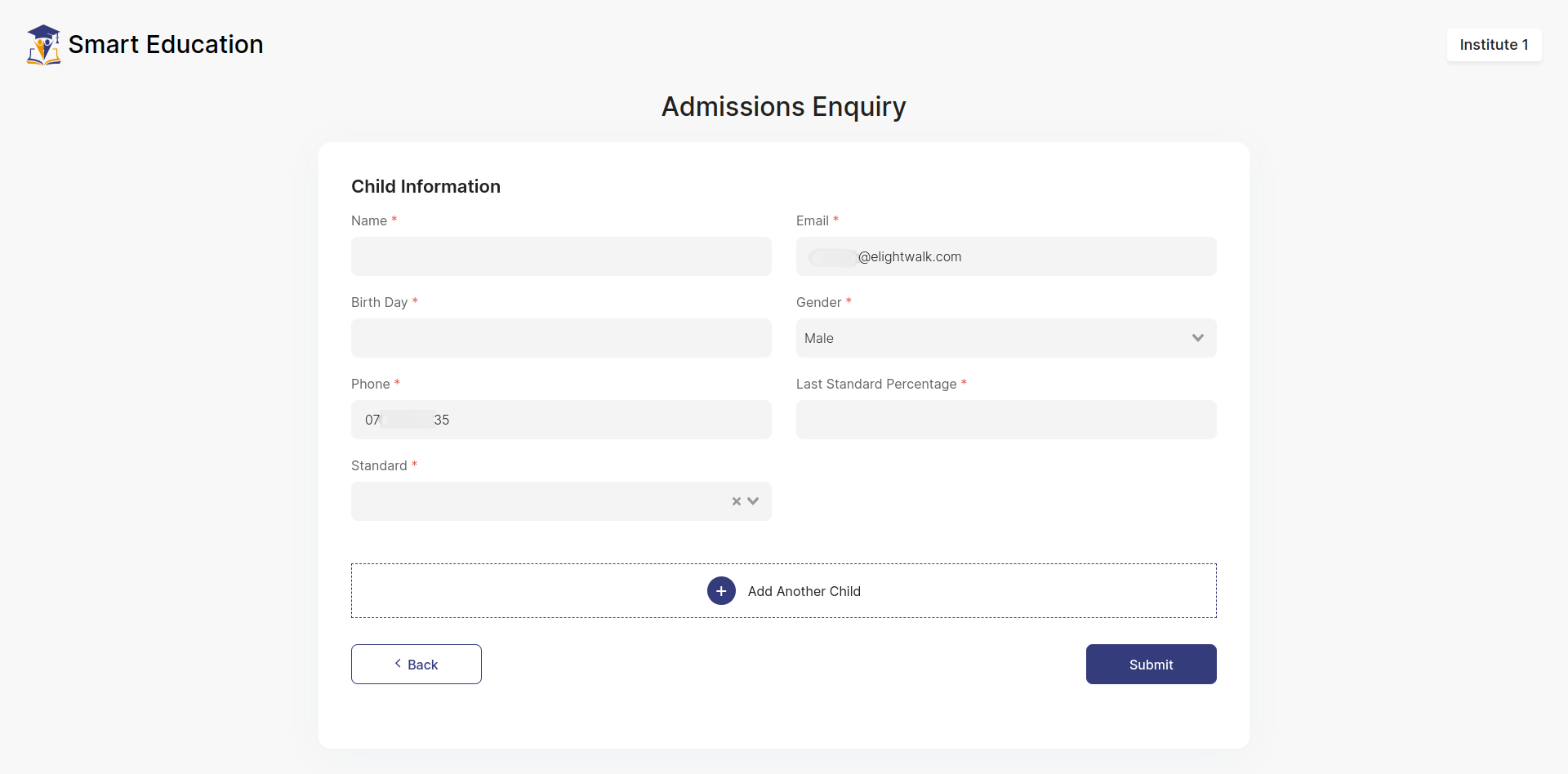 Admission Enquiry