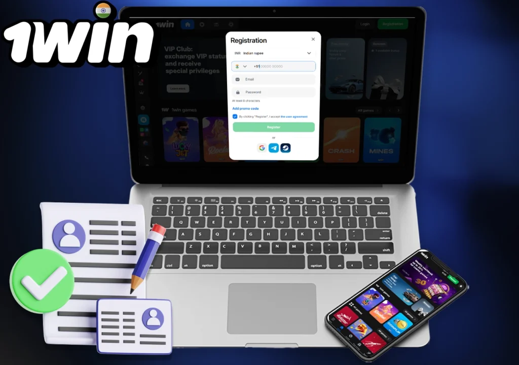 1win Register in India 2026 Sign-Up Instructions